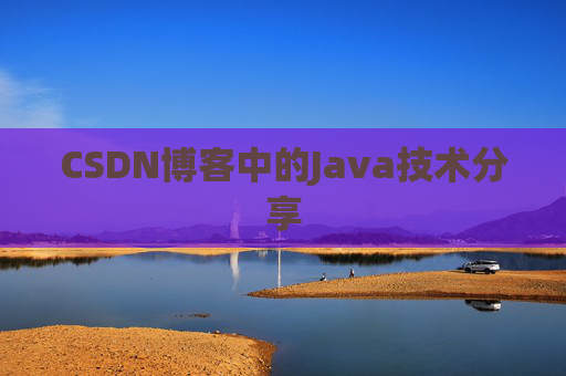 CSDN博客中的Java技术分享